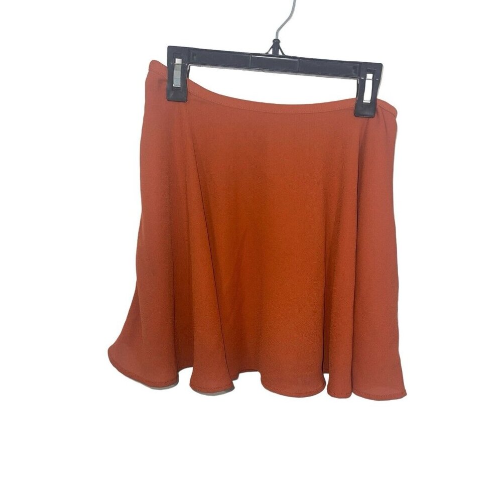 FOREVER 21 Women's Size Small Dark Orange Lined Mini Skirt